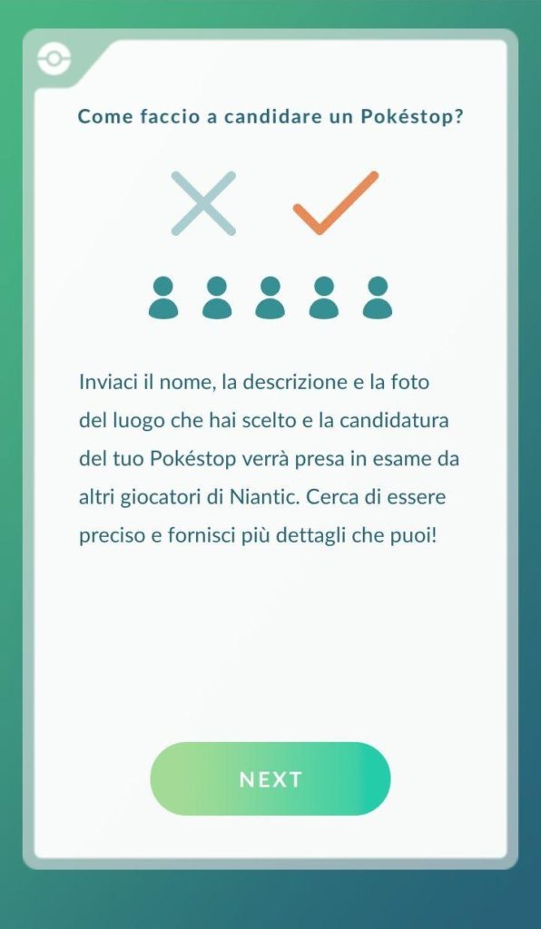 Spiegazione Pokéstop - Schermata 2